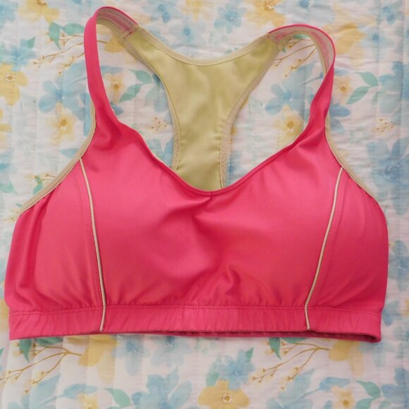 Moving Comfort 300291 Vixen Sports Bra High Impact Large 36CD - 38C Pink - Picture 1 of 5